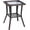 Brown, variant on BoldGear Outdoor Wicker Side Table, Rattan End with Glass Top, Patio Coffee Bistro for Indoor Garden Porch Balcony (Black)