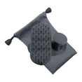 thumbnail image 4 of 2 guantes de levantamiento de pesas para gimnasio, agarres antideslizantes multiusos para fortalecer el agarre. Gris, 4 of 9