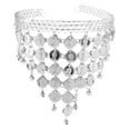 thumbnail image 2 of Diadema para danza del vientre Salvador Diadema de danza India Plata, 2 of 7