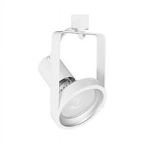 Jesco Lighting 1-Light PAR38 Gimbal Line Voltage Track Head - White