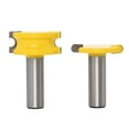 thumbnail image 1 of Case Pack Router Bits T-Shaped Curved Router Bits with 1/2 Inch Shank Electric Woodworking Trimming Router Surface Router Bits for Woodworking, 1 of 8