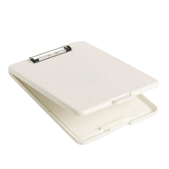 Portable Clipboard File Case With Metal Clasp For Office School Hospital Warehouse