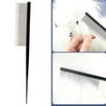 thumbnail image 4 of Dog Comb, Pet Comb Firm Ergonomic  For Home Grooming Kit For Dogs Black, 4 of 8