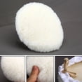 thumbnail image 3 of 7" 180mm Wool Polishing Buffing Wax Pad Bonnet with Loop for Car Glass Cleaning, 3 of 11