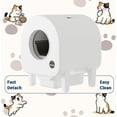 thumbnail image 3 of Automatic Self Cleaning Cat Litter Box 68L Smart Robot Toilet with APP WiFi Control, Dual Safety Sensors PT108W Edition, 3 of 8