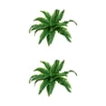 thumbnail image 4 of Wosthever Flores artificiales fáciles de limpiar para interiores o exteriores Plantas artificiales elegantes ecológicas 24 Persa verde oscuro 24Persa verde oscuro 2Conjunto, 4 of 6