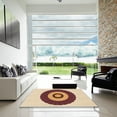 thumbnail image 7 of Ahgly Company Machine Washable Indoor Square Transitional Deep Peach Orange Area Rugs, 8' Square, 7 of 7