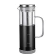 thumbnail image 1 of Cold Brew Coffee Maker 2 in 1 Iced Coffee Maker, Glass Pitcher with Lid- 800 milliliters, Stainless Steel Filter and BPA-Free Glass for Iced Coffee, Cold Brew Tea, Juice, 1 of 5