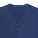 thumbnail image 4 of Camisa Elvqul Caballero Azul Liso Casuales Manga Corta Cuello V Abotonada, 4 of 7