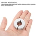 thumbnail image 4 of 8 Packs Single Split Clamp-On Shaft Collar 15mm Bore One-Piece Clamping Collar, 35mm OD, 12mm Thickness, Aluminum Alloy, 4 of 5