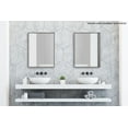 thumbnail image 6 of Kate and Laurel Rhodes Large Framed Decorative Rectangle Wall Mirror, 25x37 Dark Silver, 6 of 8