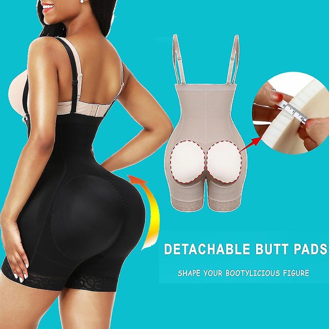 Corsé de cintura alta con control de barriga para mujer, ropa interior Ming, moldeador de cuerpo sin costuras, glúteos y entrepierna regordetes ZefeiWu 8390605250033