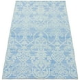 thumbnail image 1 of ECARPETGALLERY 4'11" x 7'9" Transitional Jules Oushak Hand-knotted Area Rug for Living Room, Dining Room and Bedroom in Blue, 1 of 9