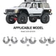 thumbnail image 3 of Contrapeso RCGOFOLLOW Tholdsy pieza de coche de control remoto alta resistencia 1/10 Axial SCX10 Crawler RC, 3 of 6