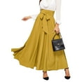 thumbnail image 4 of Vedolay Midi Skirt Women's Flowy Handkerchief Hemline Midi Skirt,Yellow XL, 4 of 5