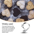 thumbnail image 2 of Molde para galletas, accesorios de modelado romántico, accesorio para hacer Sugarcraft, moldes para hornear galletas, herramientas de Herramientas y accesorios para hornear Lado derecho del corazón Bewildely HA062602-03B, 2 of 6