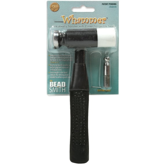 BeadSmith 3-In-1 Whammer Hammer with Ergo Handle