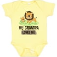 thumbnail image 3 of Inktastic Grandpa Loves Me Grandson Boys or Girls Baby Bodysuit, 3 of 5
