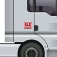 thumbnail image 6 of 2 Pack - ELD On Board Vinyl Decal Electronic Logging Device Sticker E-Log Electronic Driver Logs Decal for Commercial Semi Truck & Bus Drivers - Many Colors & Sizes (5" x 4", Red), 6 of 8
