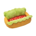 thumbnail image 2 of Hot Dog Shaped Pet Bed, Medium Size Soft, Removable & Washable Pet Mat, Cozy Indoor Cushion for Pets, Crate, Bedroom and Living Room- Halloween Gifts Christmas Gifts, 2 of 8
