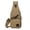 Khaki, variant on Faraee Crossbody Sling Backpack for Men Travel Hiking Chest Bag Cell Phone Fanny Pack Daypack Khaki