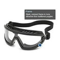 thumbnail image 2 of Black/Silver Mirrored Safety Goggles, 2 of 3