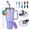 Purple, variant on 40 oz Tumbler with Handle and Straw,Stainless Steel Insulated Cup,100% Leak-proof Travel Coffee Mug for Hot and Cold Beverage,Water Bottle for Office Gym Car Metal Cup