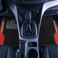 thumbnail image 5 of FH Group Color-Block Carpet Liners Non-Slip Car Floor Mats with Faux Leather Accents - Full Set, 5 of 6