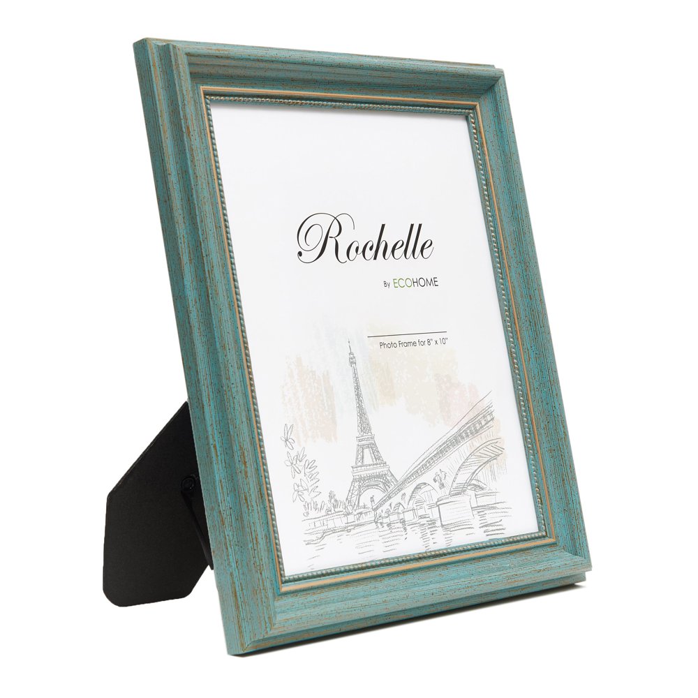 4x6 Antique Teal Picture Frame, Wall Mount or Desktop Display Walmart