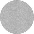 thumbnail image 1 of Ahgly Company Tapis de Zone Rond d'Intérieur Lavable à la Machine, Style Transitionnel, Gris Oie Gris, 4 Pieds Rond, 1 of 7