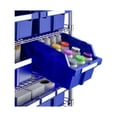 thumbnail image 3 of Seville Classics 8-Tier NSF 24-Bin Rack, 36" W x 14.25" D x 63.5" H, Blue, 3 of 14