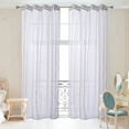 thumbnail image 5 of 2PC Voile Window Sheer Curtains Grommet Panels Bedroom & Living Room 54" X 84", 5 of 6