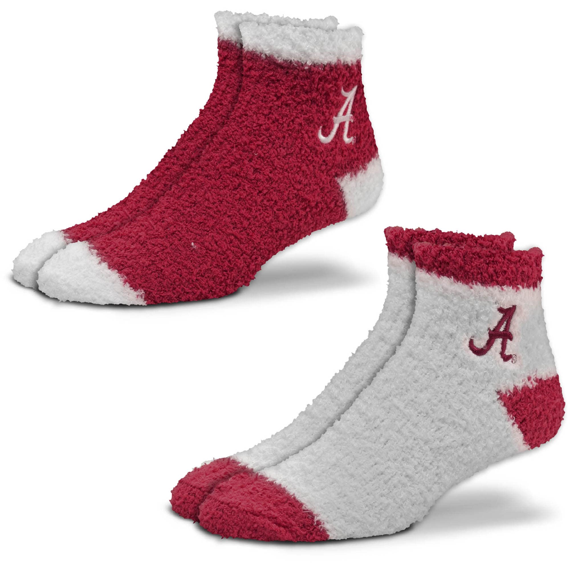 Alabama Crimson Tide For Bare Feet Women's 2Pack Sleep Soft Socks