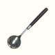 thumbnail image 2 of Cuchara de acero inoxidable Cuchara de sopa blanca Diseño ergonómico Punta redonda 1 pieza 19x4cm, 2 of 6