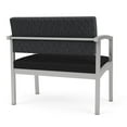 thumbnail image 5 of Chaise Bariatrique d'Attente de Réception en Acier Lenox / Acier Argenté / Gris Foncé / Noir, 5 of 5