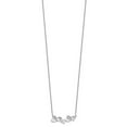 thumbnail image 2 of Primal Silver Sterling Silver 0.015 Cttw Diamond Hearts Necklace, 2 of 3