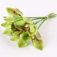thumbnail image 2 of 12PCS Orchid Stems Artificial Flowers Real Touch Latex Faux Flowers Bunches for Wedding Bouquet Centerpieces Decoration, 2 of 7