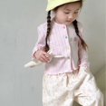 thumbnail image 1 of Spring Summer Children's Slim Fit Blouse Coat 1-8Y Cute Girls Knitted Shirt Sweater Top Thin Style Kid's Cardigan Outwear, 1 of 6