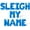 Blue, variant on Letter Balloons - SLEIGH MY NAME 16" Inch Alphabet Letters Foil Mylar Balloon Christmas Party Banner (Purple)