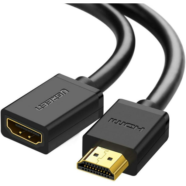 rhythm Sincerely Restate UGREEN HDMI Extension Cable 4K HDMI Extender Male to Female Compatible for  Nintendo Switch, Xbox One S 360, PS4, Roku TV Stick, Blu Ray Player, PS3,  Google Chromecast, Wii U, HDTV Laptop
