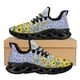 thumbnail image 1 of Zapatillas de deporte para niñas con bonito estampado de girasoles, calzado para mujer con cordones, tenis deportivos de moda, zapatos de malla transpirables, 1 of 6