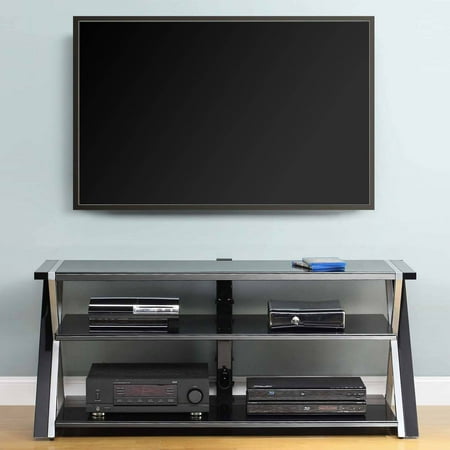 tv 65 stand glass flat inch tvs tempered screen entertainment whalen shelves panel center console furniture walmart manual guides