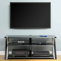 Deals on Whalen Furniture Black TV Stand for 60-inch Flat Panel TVs