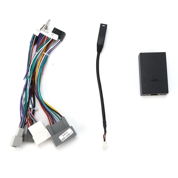 Arnés de cables de audio, arnés de cables de audio de 16 pines, conector de arnés de audio, adaptador de arnés estéreo para automóvil, materiales ecológicos