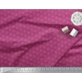 thumbnail image 3 of Soimoi Poly Georgette Fabric Dot & Fleur De Lis Damask Fabric Prints By Yard 42 Inch Wide, 3 of 3