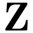 thumbnail image 3 of Billuyoard Pegatina de espejo con letras en inglés, pegatinas con espejo acrílico 3D del alfabeto, papel tapiz para decoración del hogar y Decoración del hogar Negro letra Z, 3 of 3