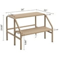 thumbnail image 7 of eHemco Heavy-Duty Metal 2 Steps Stool with 1100 lb. Load Capacity, 19.69 Inches, Industrial Yellow, 7 of 7