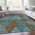 thumbnail image 3 of Dalyn Rugs Premium Machine Washable Mayfield AMF962 Teal 3' x 5' Rug, 3 of 7