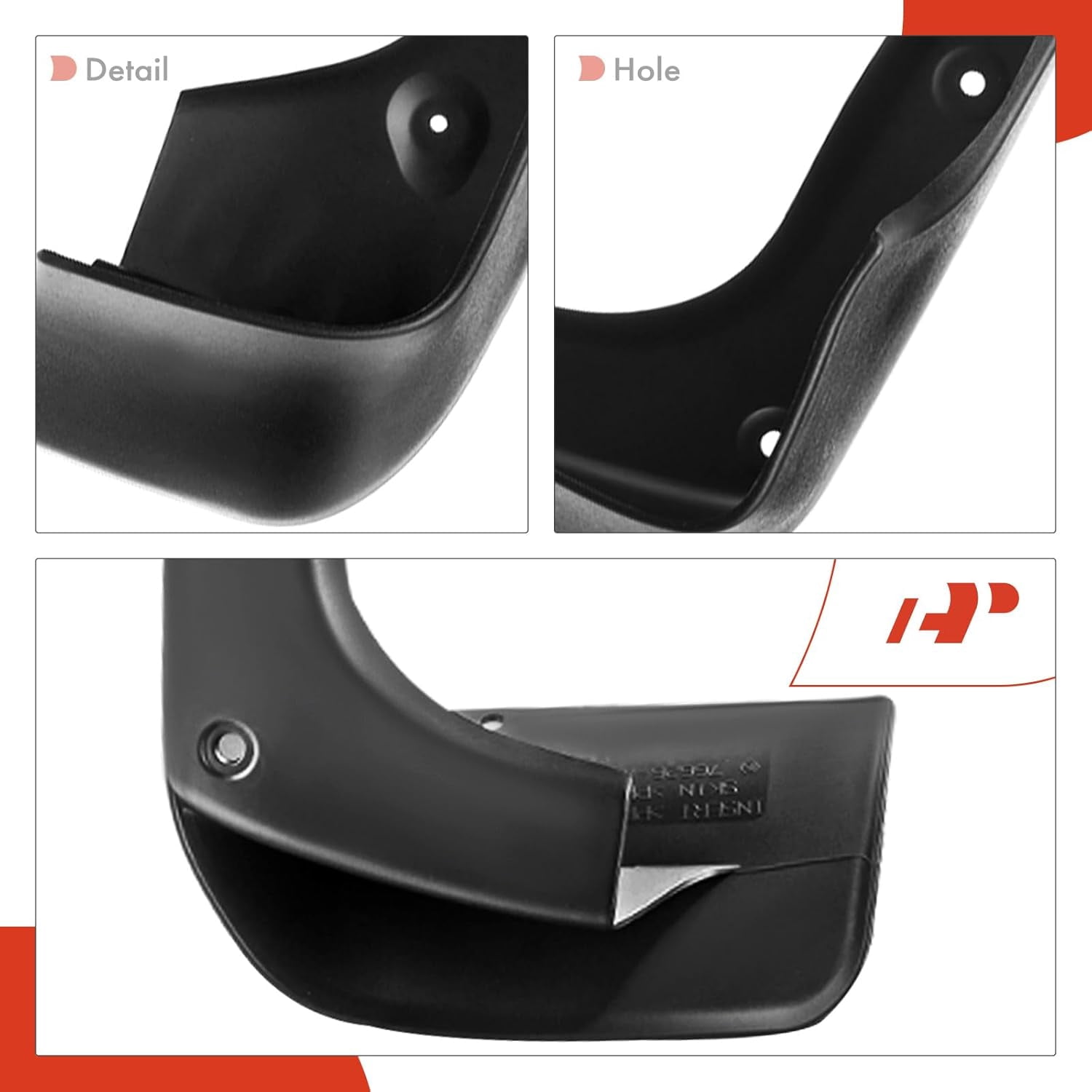 A-Premium Splash Guards Mud Flaps Mudguards Compatible with Lexus RX330 2004-2006 RX350 2007-2009 RX400h 2006 2007 2008 Front and Rear 4-PC