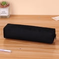 thumbnail image 4 of Lksixu Small Pencil Case, Solid Color Pencil Pouch with Smooth Zipper, Simple Stationery Organizer, Compact Pen Holder Portable Travel Cosmetic Makeup Bag, Black, 4 of 7